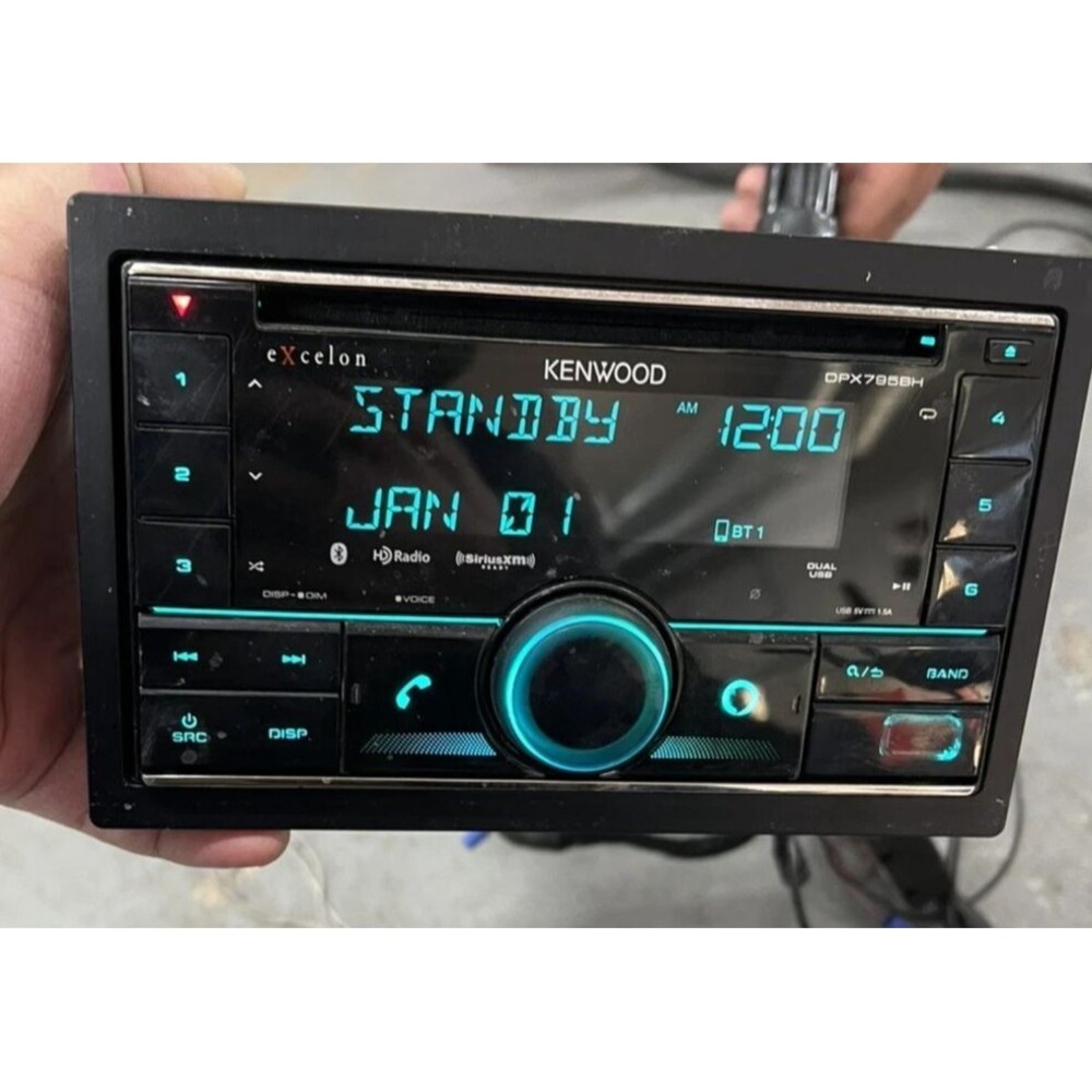 Refurbished Kenwood Excelon DPX795BH Dual-DIN CD with Bluetooth and HD